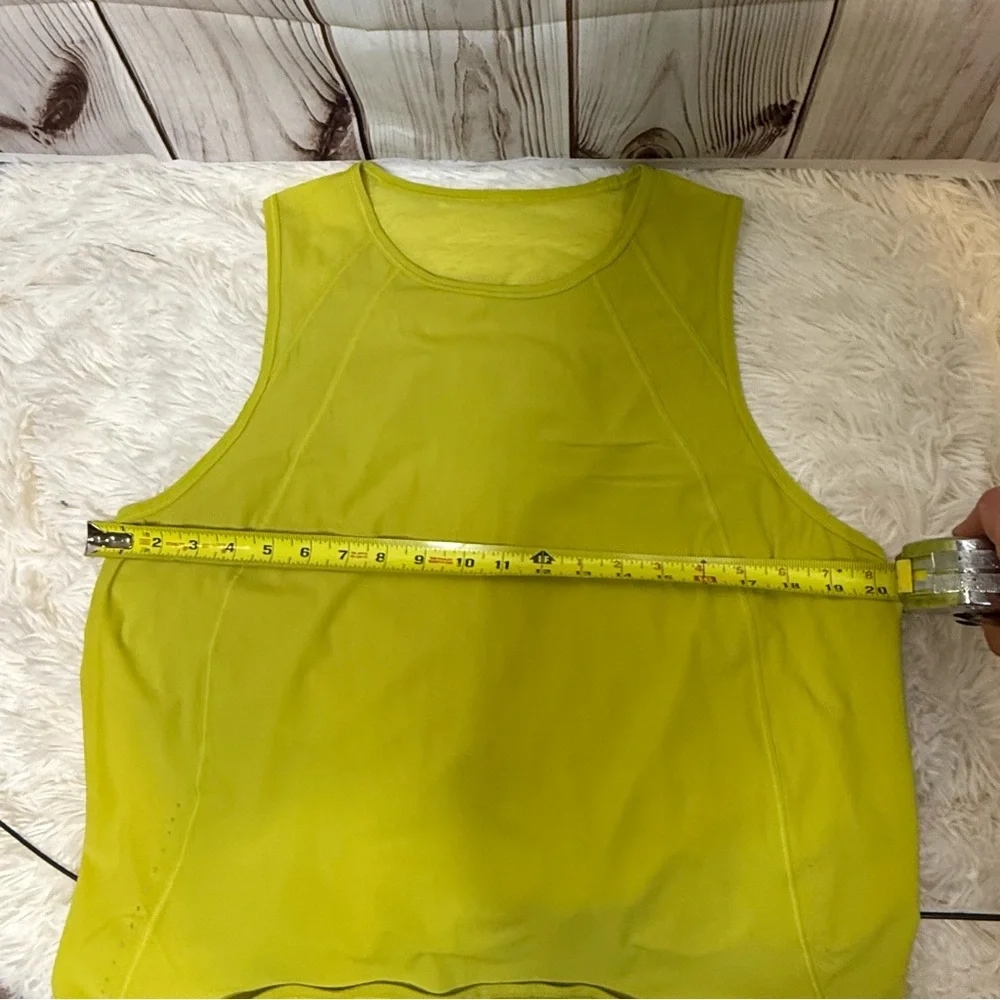 Lululemon Sculpt Tank Yellow Pear